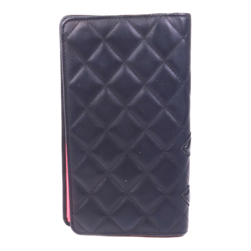 CHANEL 牛皮皮革Cambon Wallet長錢包-1