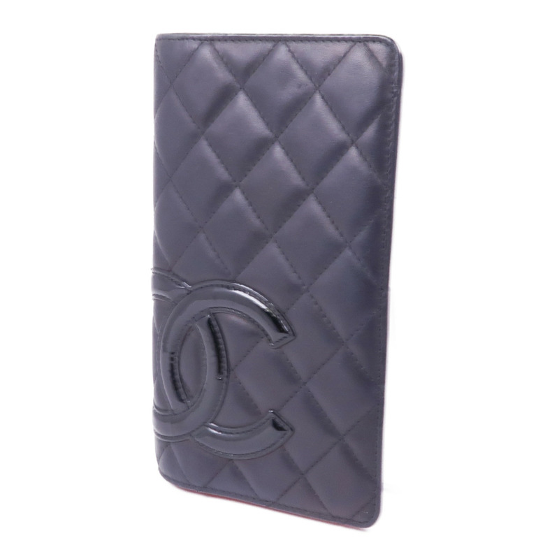 CHANEL 牛皮皮革Cambon Wallet長錢包-2