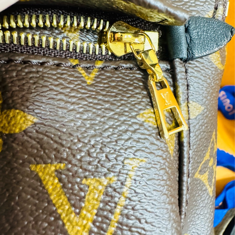 ✨售 二手真品 LV M44873 Palm Springs Mini 新版拉鏈 小書包 後背包-6