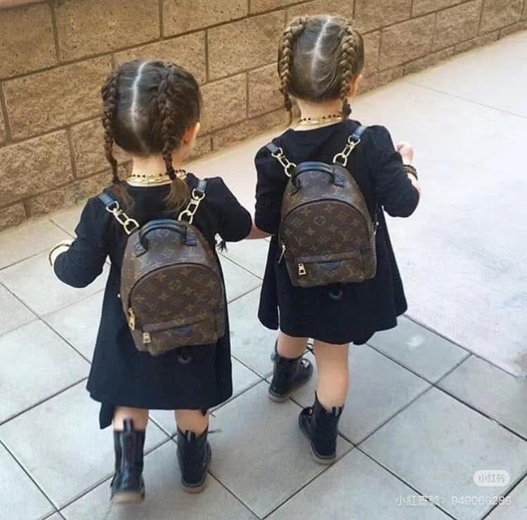 ✨售 二手真品 LV M44873 Palm Springs Mini 新版拉鏈 小書包 後背包-14