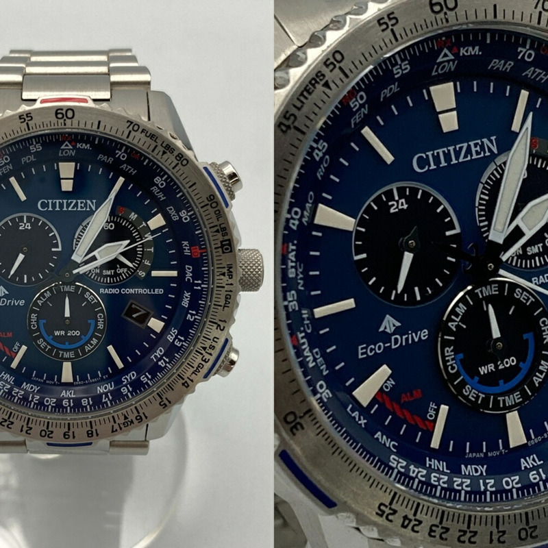 西鐵城 PROMASTER 天空系列光動能電波腕錶 CB5000-50L D4-3