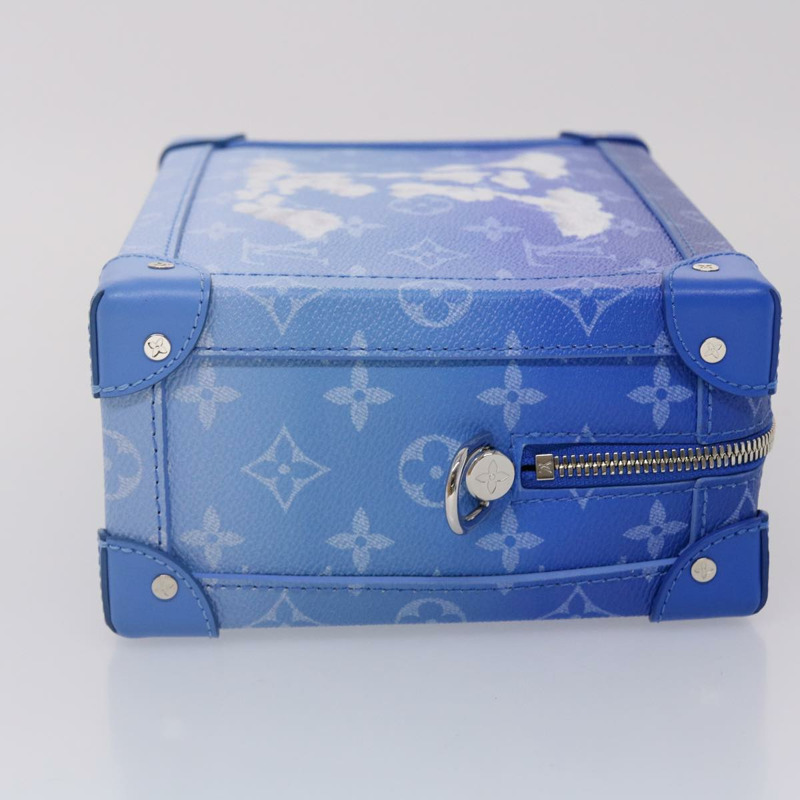 【日本直送】路易威登 Monogram Clouds Soft Trunk 肩背包 藍色 M45430 LV Auth 46350S-2