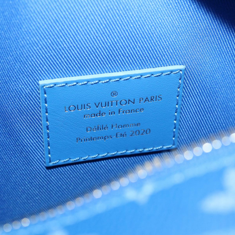 【日本直送】路易威登 Monogram Clouds Soft Trunk 肩背包 藍色 M45430 LV Auth 46350S-8