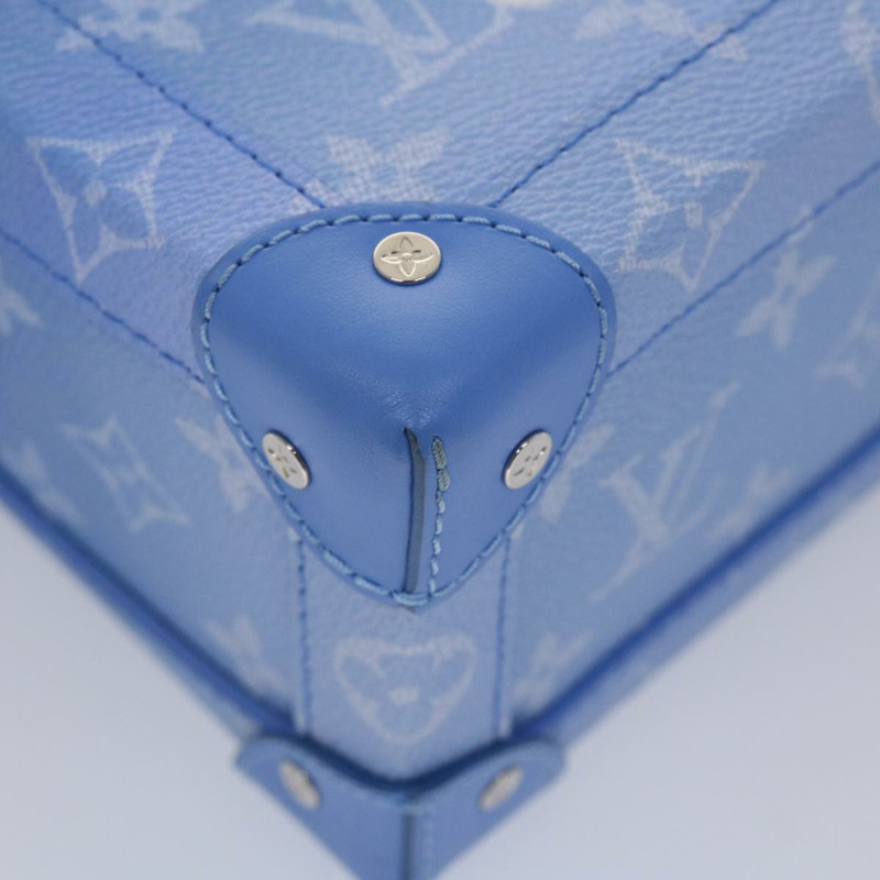 【日本直送】路易威登 Monogram Clouds Soft Trunk 肩背包 藍色 M45430 LV Auth 46350S-13