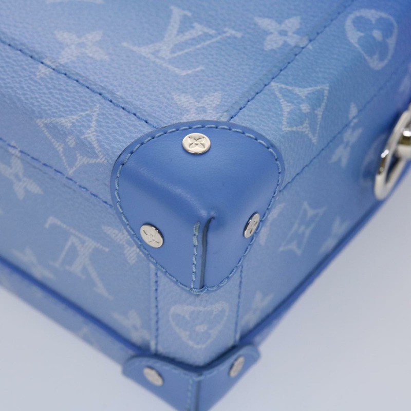 【日本直送】路易威登 Monogram Clouds Soft Trunk 肩背包 藍色 M45430 LV Auth 46350S-14