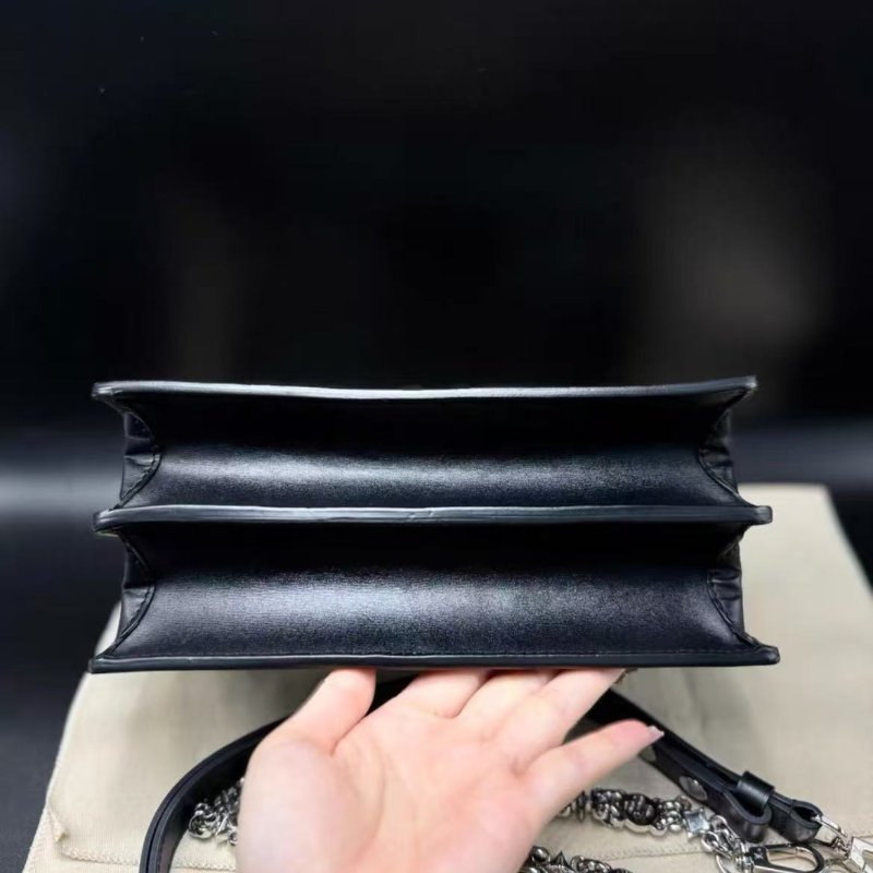 Lv 達芙妮 中號 黑單寧 全新 配件齊全-4