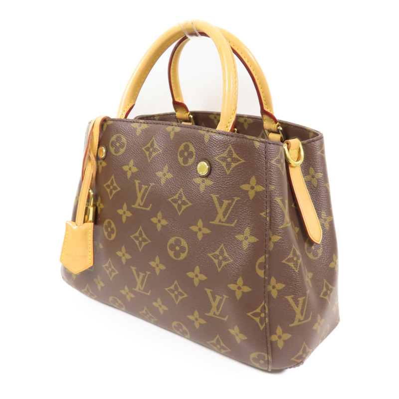 LOUIS VUITTON Monogram Montaigne BB金扣手挽肩背兩用袋-2