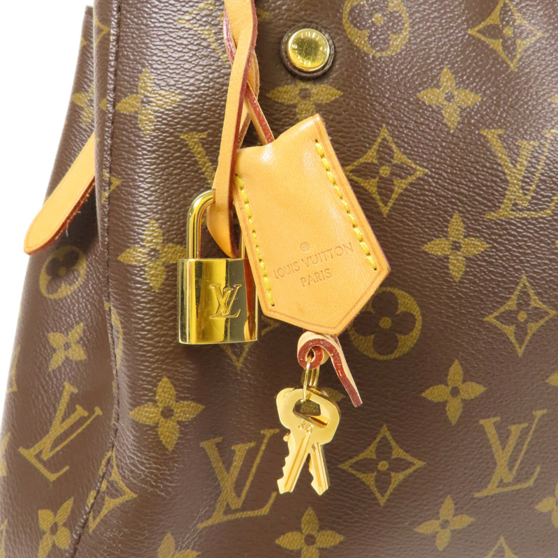 LOUIS VUITTON Monogram Montaigne BB金扣手挽肩背兩用袋-9