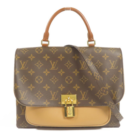 LOUIS VUITTON Monogram Marignan金扣手挽肩背兩用袋
