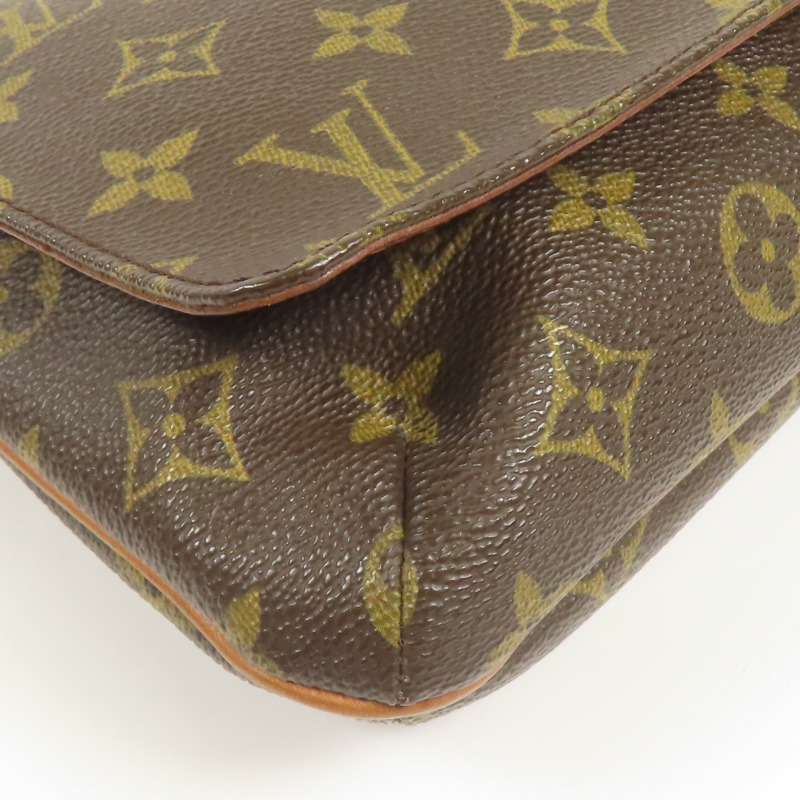 LOUIS VUITTON Monogram Musette Tango Long Shoulder金扣肩背袋-10