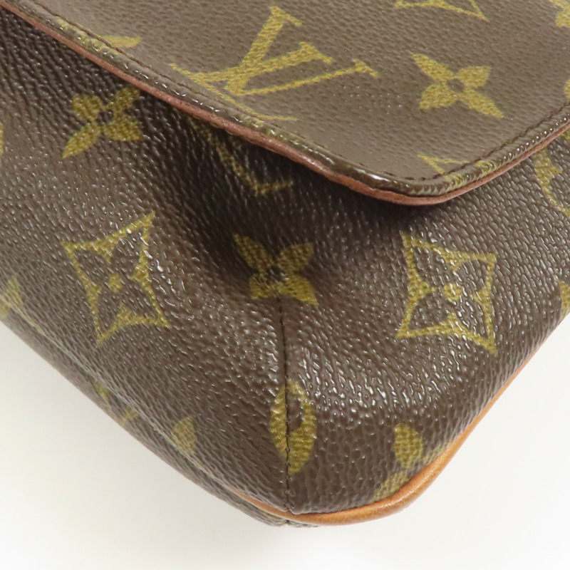 LOUIS VUITTON Monogram Musette Tango Long Shoulder金扣肩背袋-11
