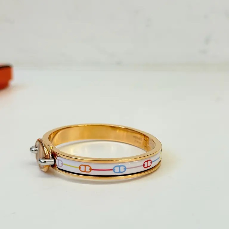 Hermes 豬鼻子彩虹手鍊-4