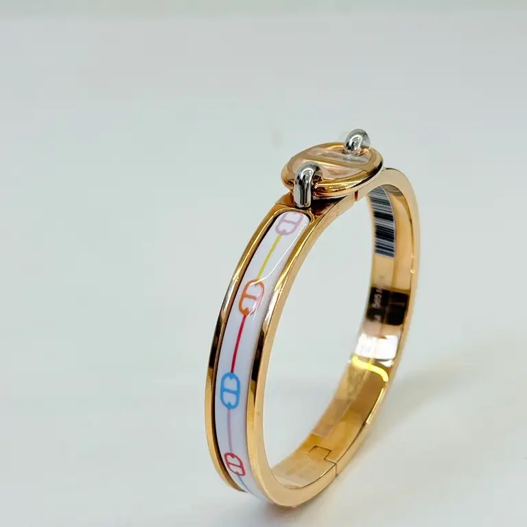 Hermes 豬鼻子彩虹手鍊-9