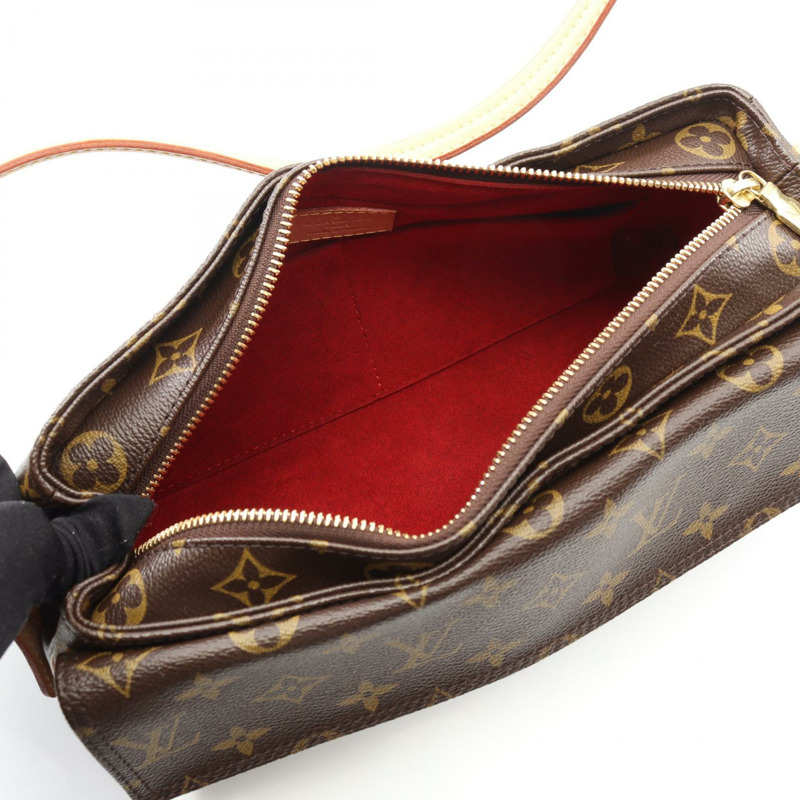 LOUIS VUITTON Vivacite 中型單肩包手提包 M51164 字母帆布二手女士 LV-2