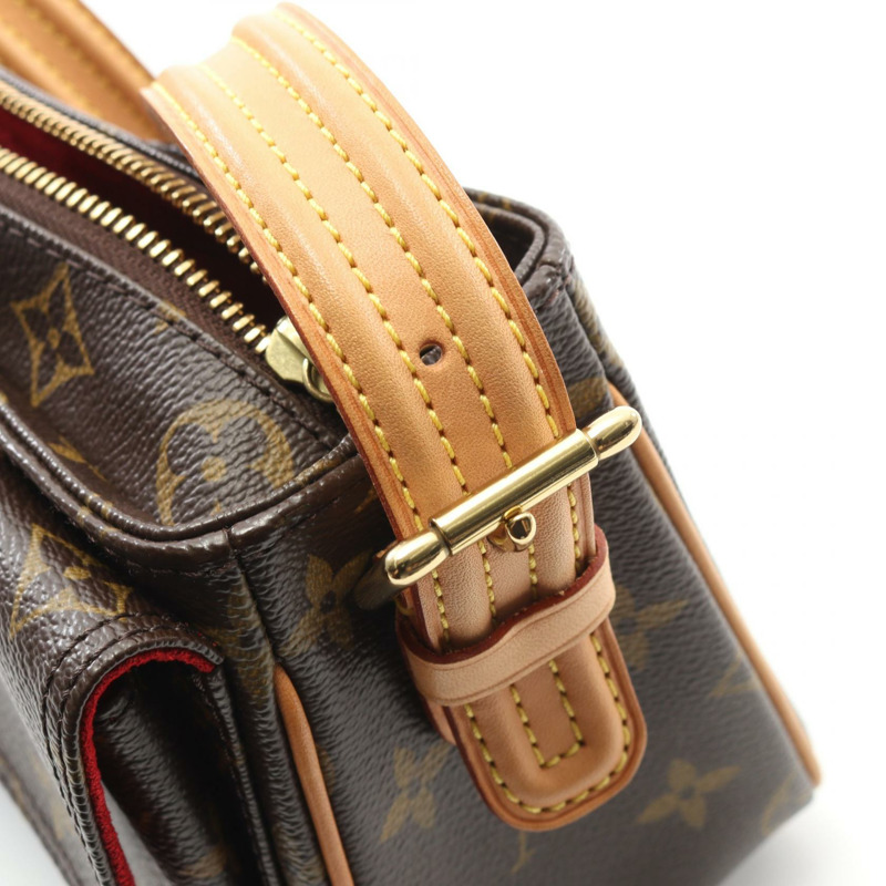 LOUIS VUITTON Vivacite 中型單肩包手提包 M51164 字母帆布二手女士 LV-7