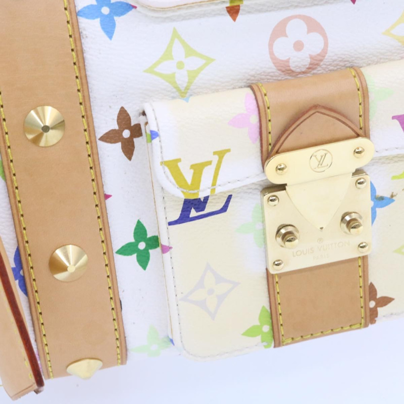 【日本直送】LOUIS VUITTON Monogram 多色 Keepall 45 波士頓包 白色 M92641 LV am191bS-3