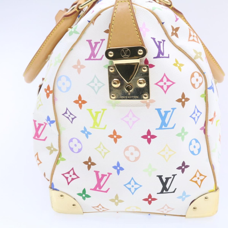 【日本直送】LOUIS VUITTON Monogram 多色 Keepall 45 波士頓包 白色 M92641 LV am191bS-7