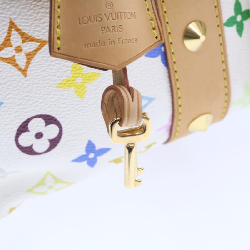 【日本直送】LOUIS VUITTON Monogram 多色 Keepall 45 波士頓包 白色 M92641 LV am191bS-20
