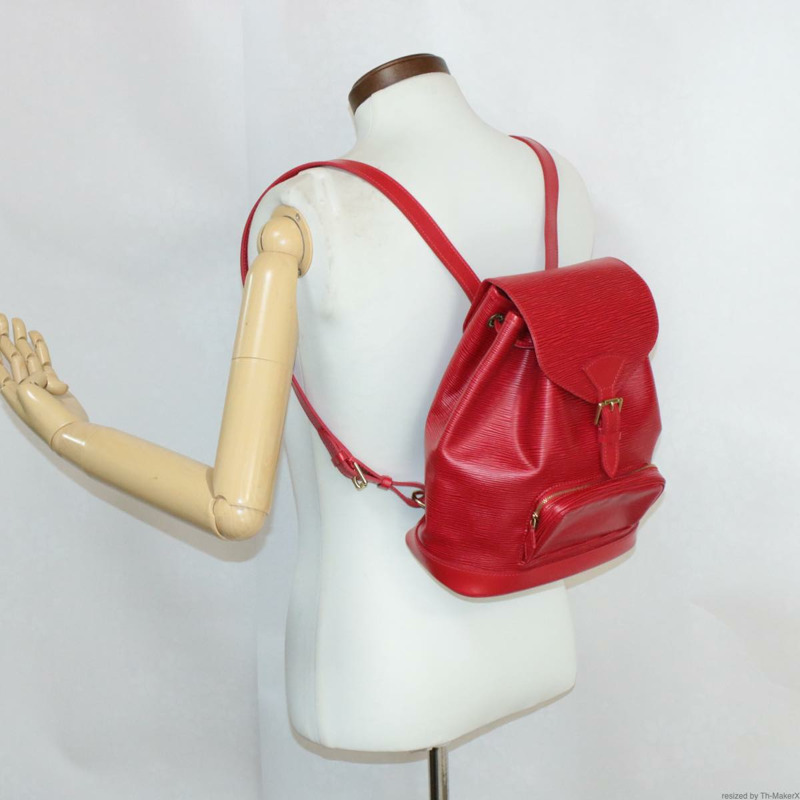 【日本直送】路易威登 Epi Montsouris 中型背包 紅色 LV 正品 am2389sS-21