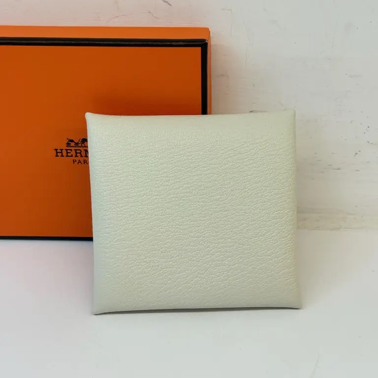 Hermes 白色零錢包-2