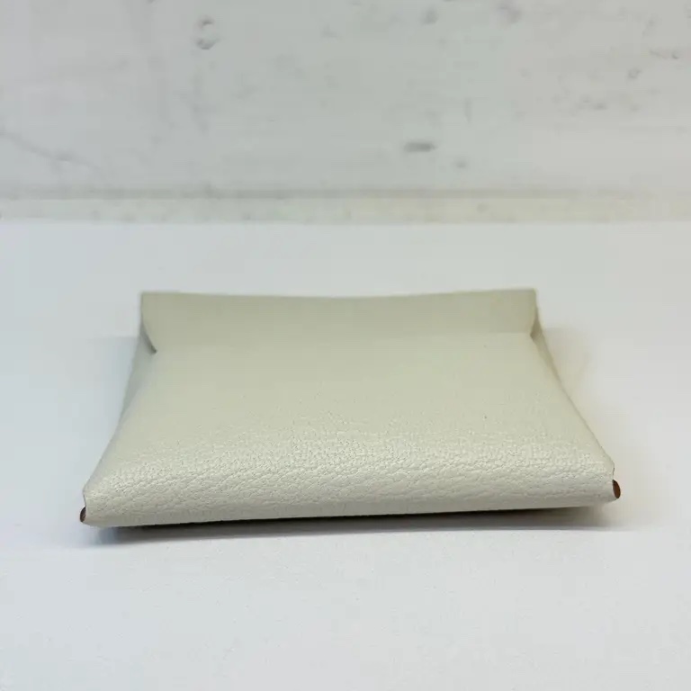 Hermes 白色零錢包-6