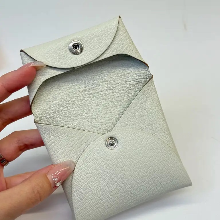 Hermes 白色零錢包-7