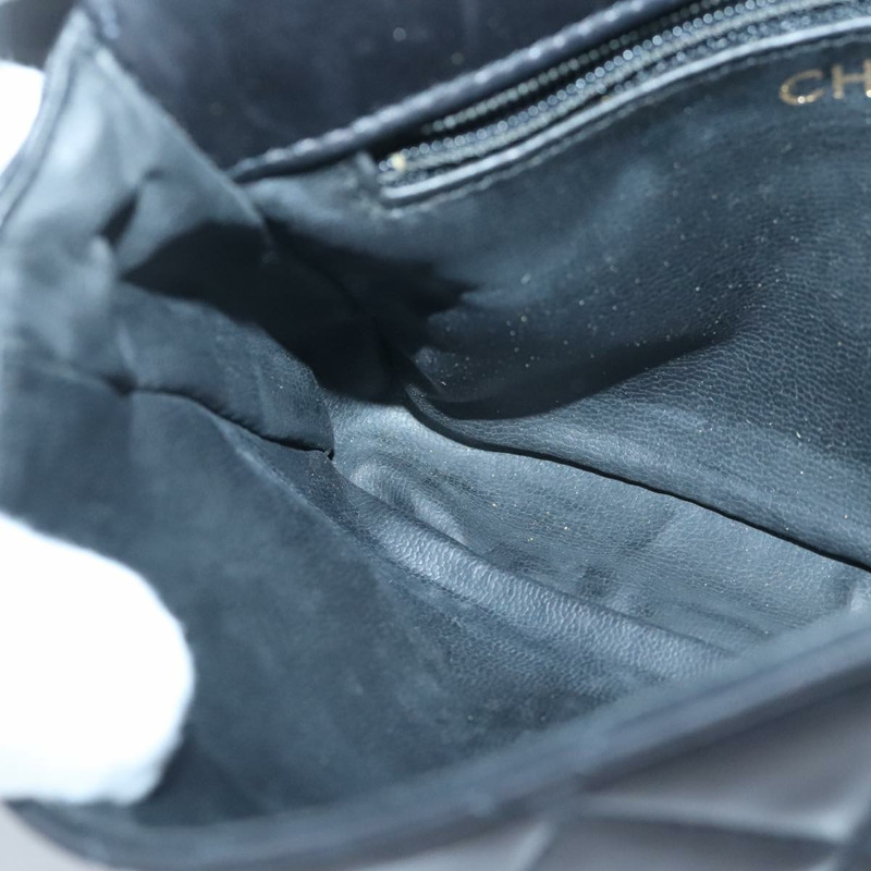 【日本直送】CHANEL Matelasse 腰包 皮革 黑色 CC 正品 yk15762-20