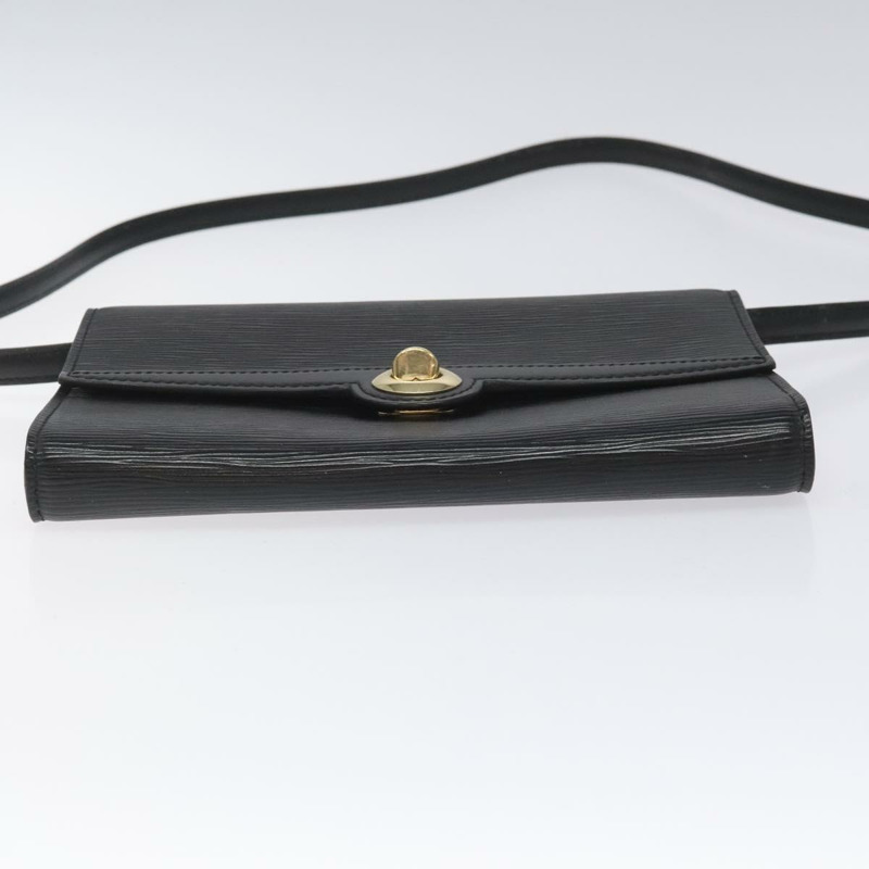 【日本直送】路易威登 Epi Pochette Arche 單肩包 黑色 M52572 LV 正品 110161-4