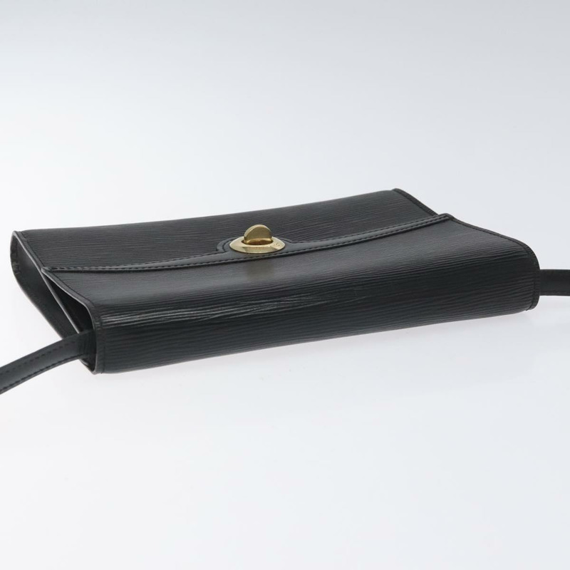 【日本直送】路易威登 Epi Pochette Arche 單肩包 黑色 M52572 LV 正品 110161-5