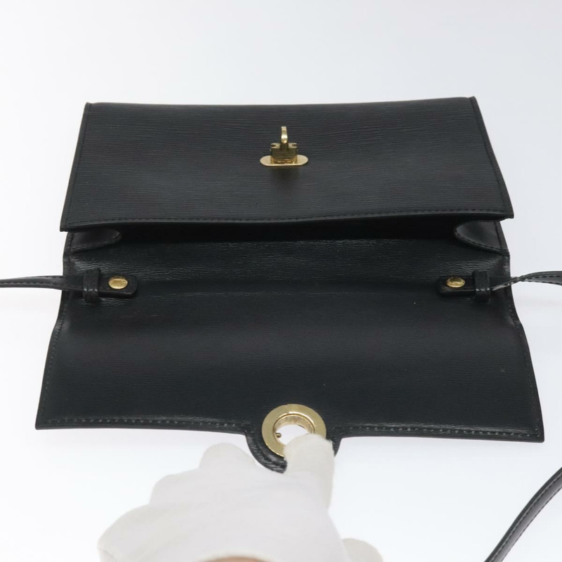 【日本直送】路易威登 Epi Pochette Arche 單肩包 黑色 M52572 LV 正品 110161-7