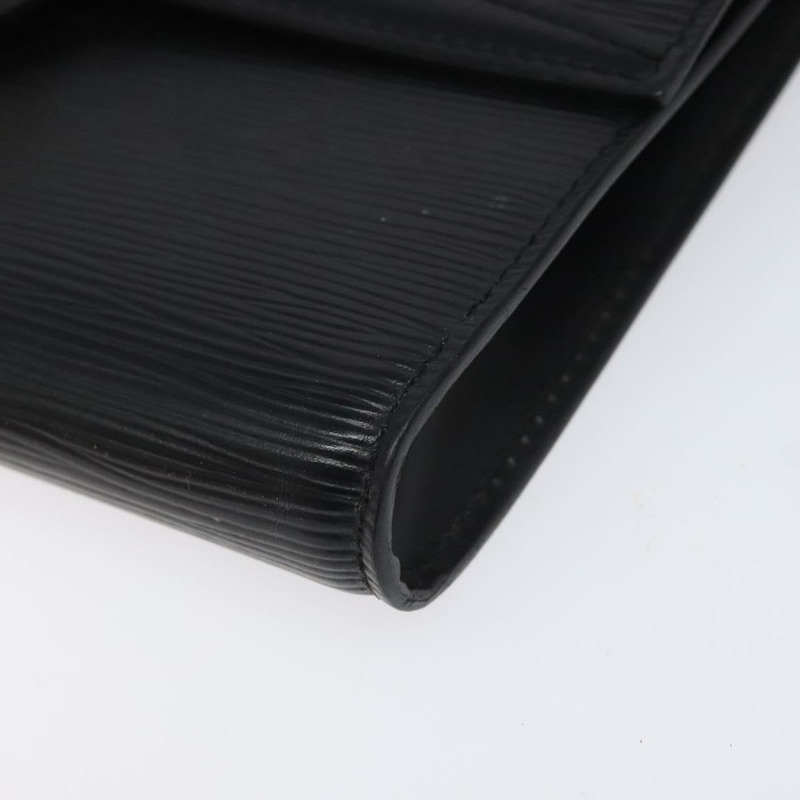 【日本直送】路易威登 Epi Pochette Arche 單肩包 黑色 M52572 LV 正品 110161-14