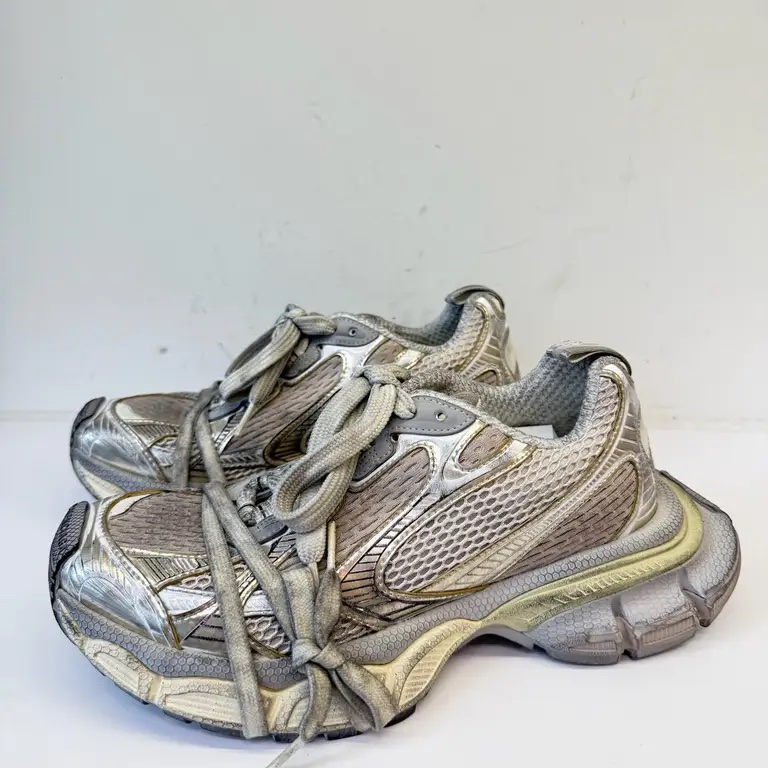 Balenciaga 白銀色髒髒鞋 球鞋-4