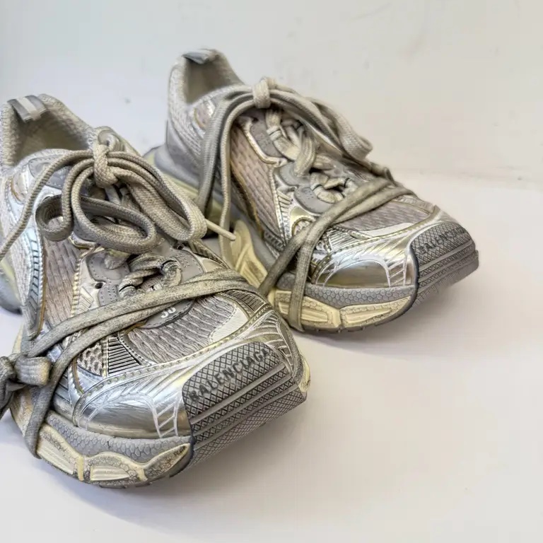 Balenciaga 白銀色髒髒鞋 球鞋-8