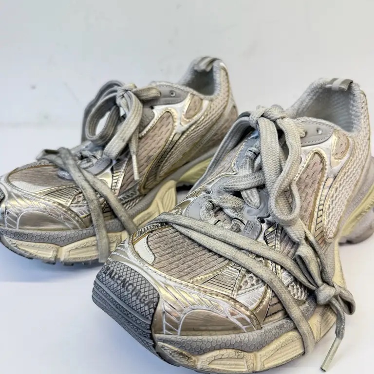 Balenciaga 白銀色髒髒鞋 球鞋-9