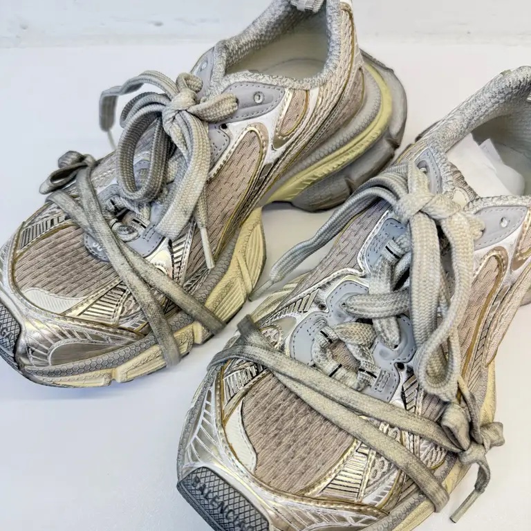 Balenciaga 白銀色髒髒鞋 球鞋-10