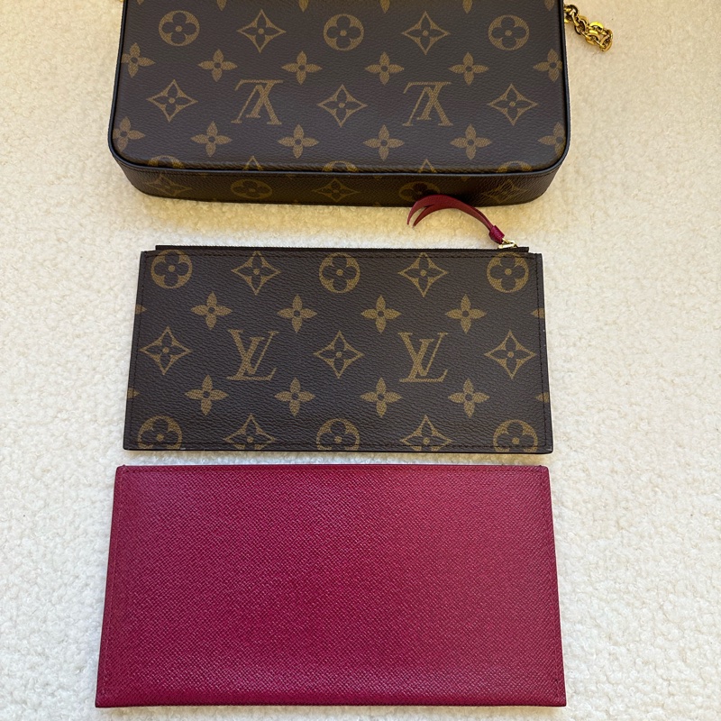 LV 老花三合一鏈條包新款芯片自重輕又實用-1