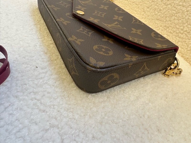 LV 老花三合一鏈條包新款芯片自重輕又實用-3