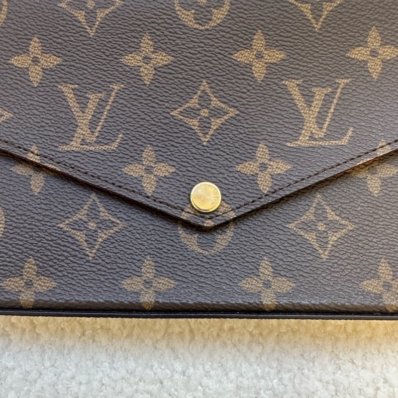 LV 老花三合一鏈條包新款芯片自重輕又實用-10