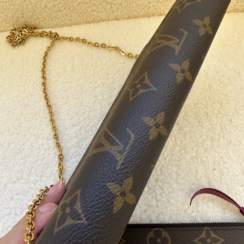 LV 老花三合一鏈條包新款芯片自重輕又實用-11