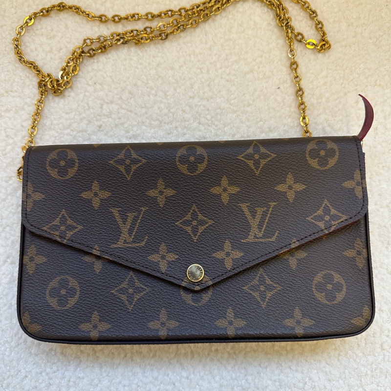 LV 老花三合一鏈條包新款芯片自重輕又實用-18