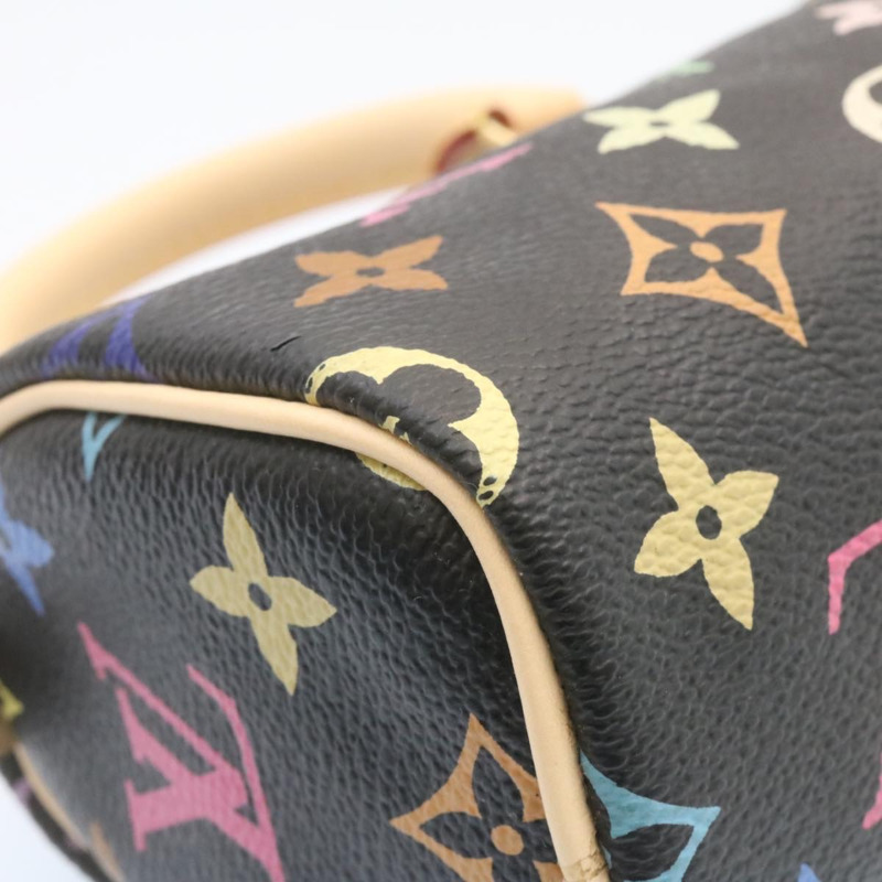 【日本直送】路易威登 Monogram 多色迷你 Speedy 手提包黑色 M92644 正品 26986SM-10