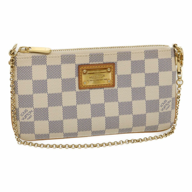 【日本直送】路易威登 Damier Azur Pochette Mira 中型配件袋 N60027 LV am478bSA-0