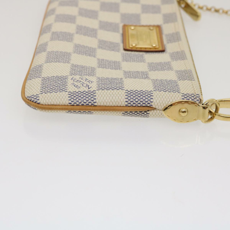 【日本直送】路易威登 Damier Azur Pochette Mira 中型配件袋 N60027 LV am478bSA-2