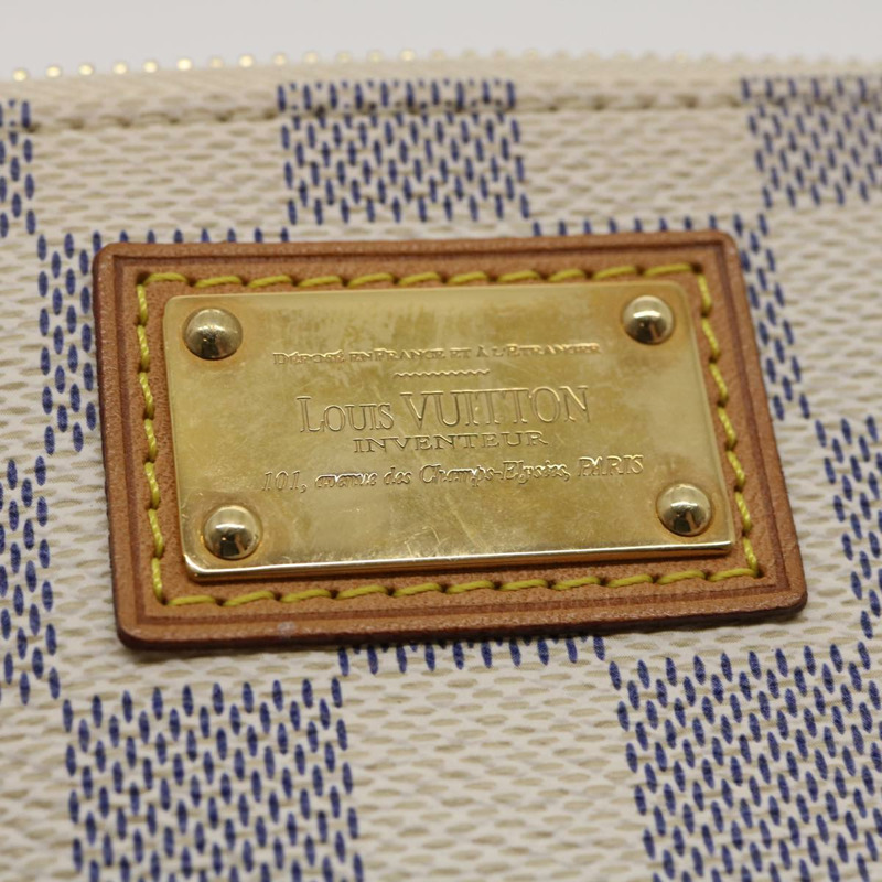 【日本直送】路易威登 Damier Azur Pochette Mira 中型配件袋 N60027 LV am478bSA-8