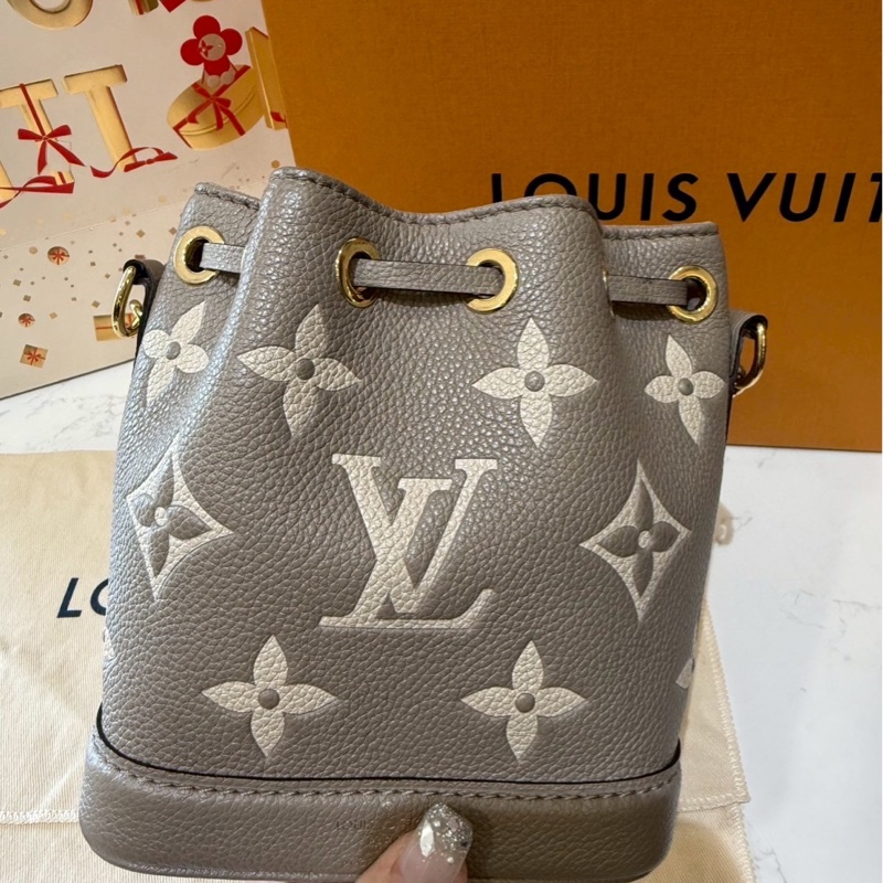 LV nano noe大象灰👜甜妹天菜💕-1