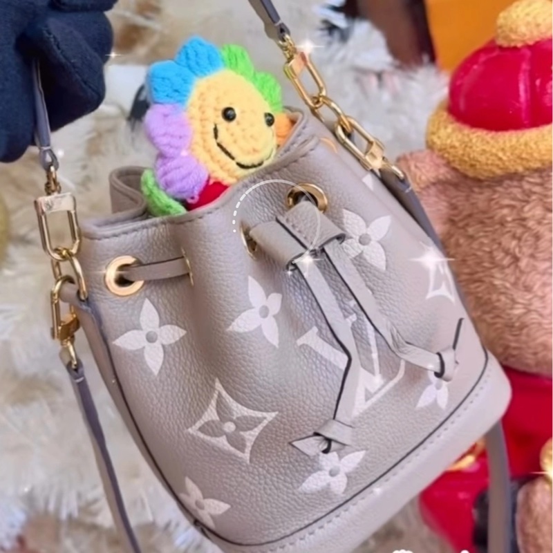 LV nano noe大象灰👜甜妹天菜💕-10