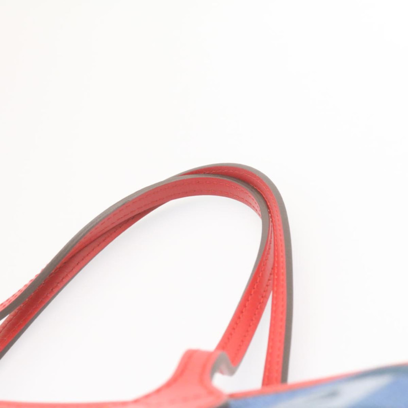 【日本直送】路易威登 Monogram Denim Neverfull MM 手提包 藍色 M44981 LV Auth 22325S-7