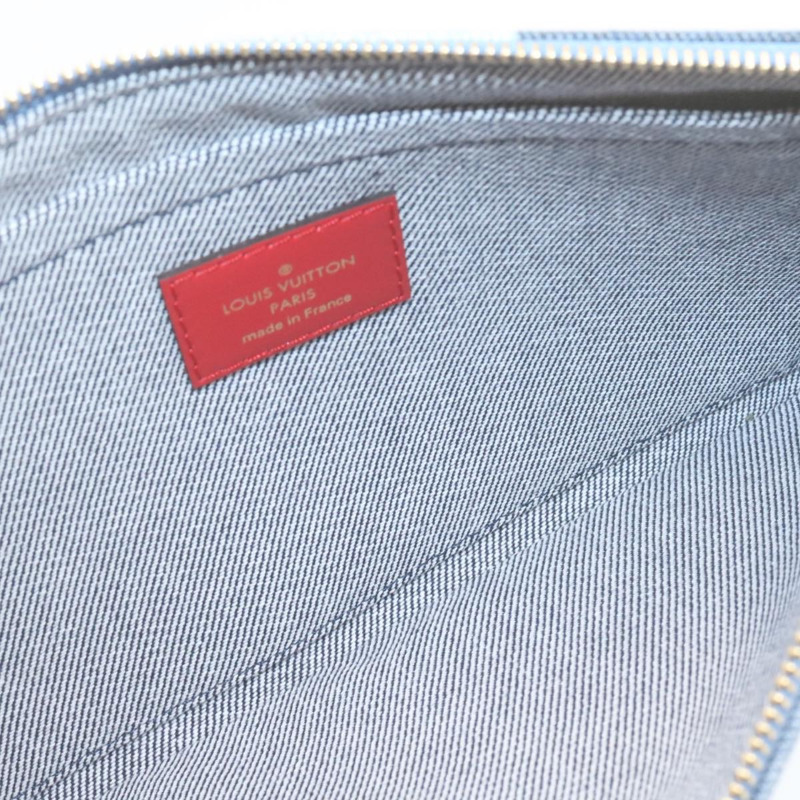 【日本直送】路易威登 Monogram 牛仔布 Neverfull 中型托特包藍色 M44981 LV 授權 22325S-22