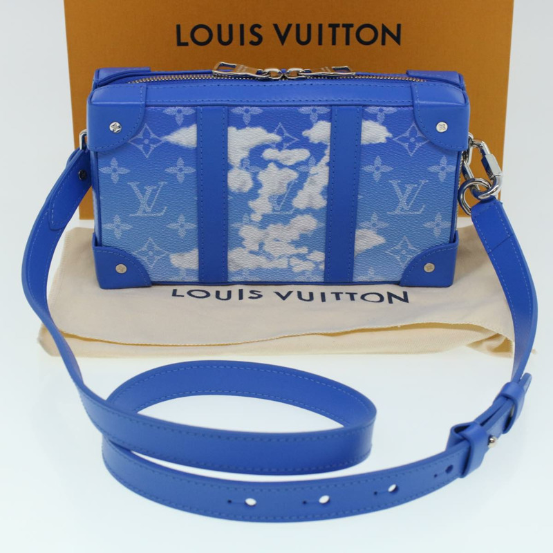 【日本直送】路易威登 Monogram Clouds 軟皮皮夾單肩包 M45432 正品 43567S-11