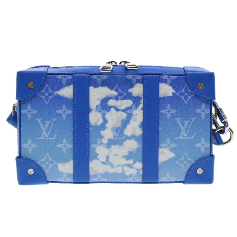 【日本直送】路易威登 Monogram Clouds 軟皮皮夾單肩包 M45432 正品 43567S-12